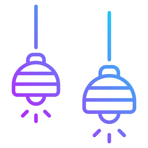 hanglamp Generic gradient outline icoon