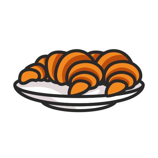 croissant Generic color lineal-color icoon