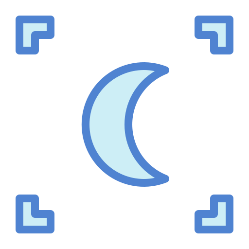 nacht-modus Generic color lineal-color icon