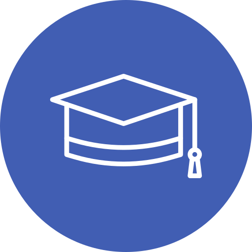 Graduate hat Generic color fill icon