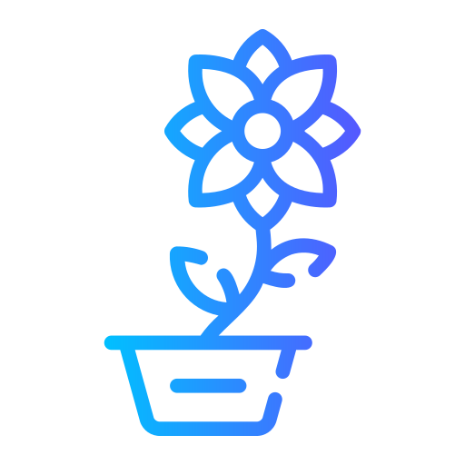 Flower pot Generic gradient outline icon
