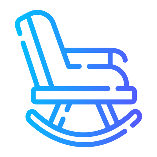 fauteuil à bascule Generic gradient outline Icône