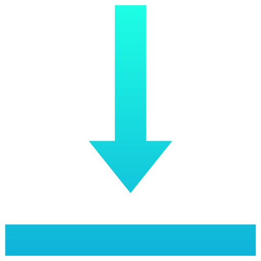 Down arrow Generic gradient fill icon