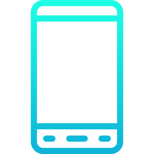 Mobile phone Generic gradient outline icon