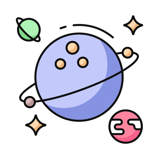 planeta Generic color lineal-color ikona