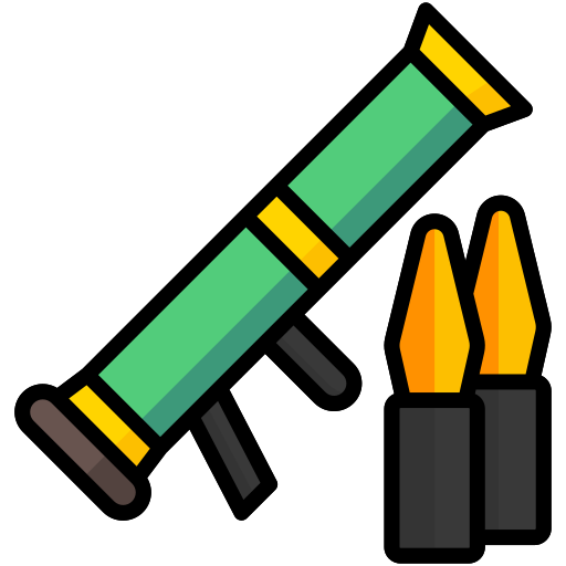 bazooka Generic color lineal-color icona