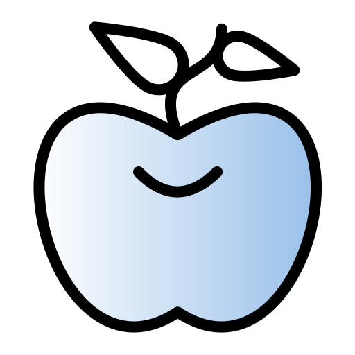 りんご Generic gradient lineal-color icon