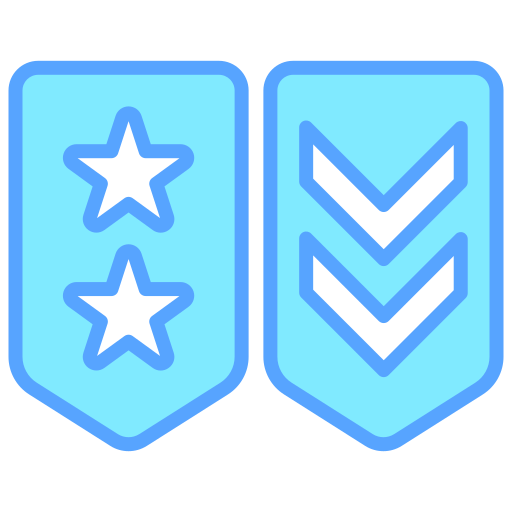 rango militar Generic color lineal-color icono