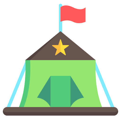 tenda Generic color fill icona