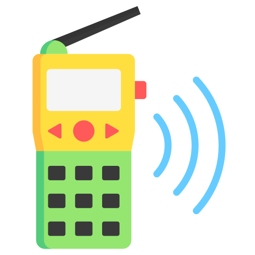 walkie-talkie Generic color fill icoon