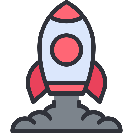 raket lancering Generic color lineal-color icoon