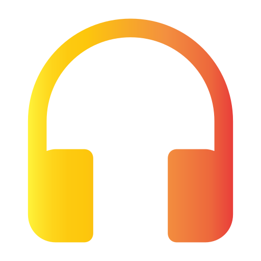 audio Generic gradient fill icon