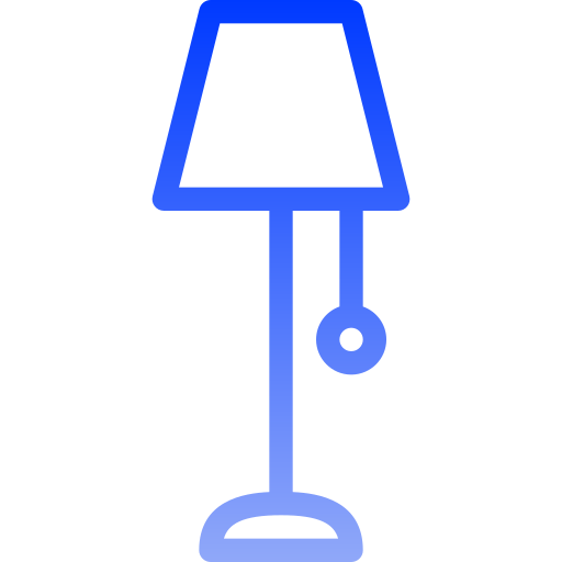 vloerlamp Generic gradient outline icoon