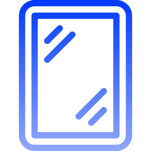 거울 Generic gradient outline icon