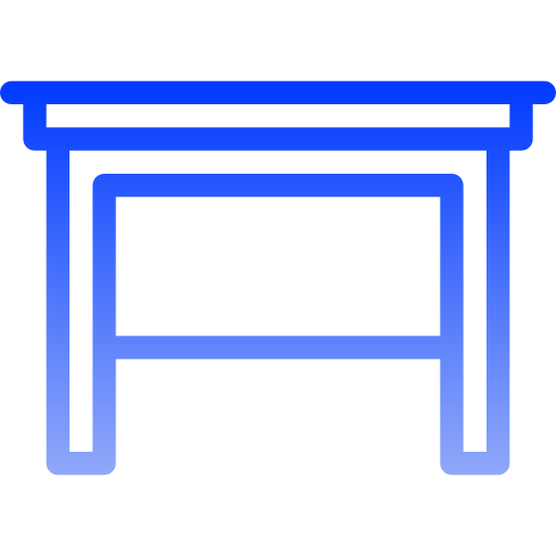 Dinner table Generic gradient outline icon