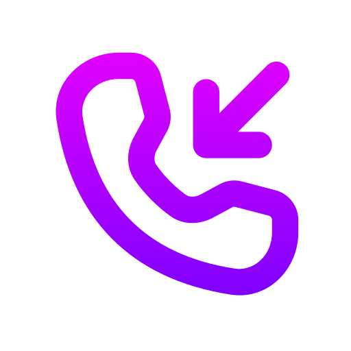 電話の着信 Generic gradient outline icon