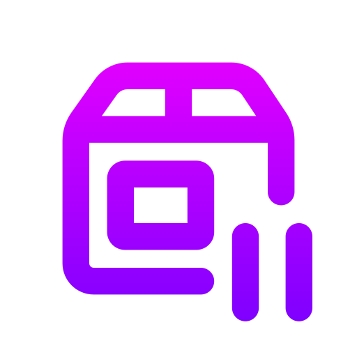 caja Generic gradient outline icono