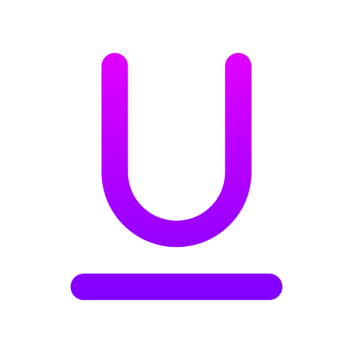 下線 Generic gradient outline icon