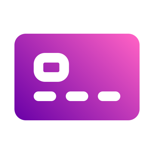 Atm card Generic gradient fill icon