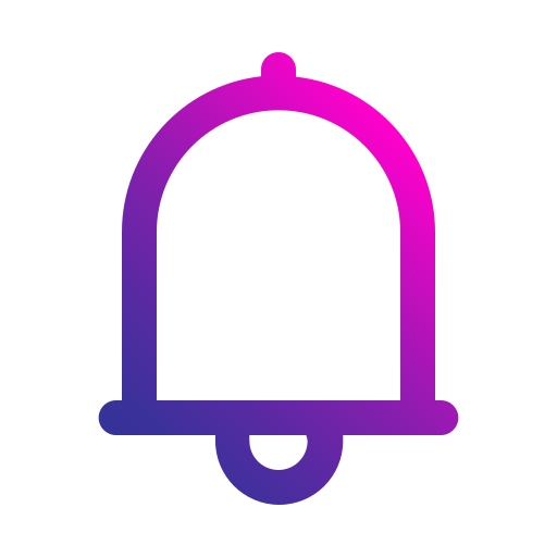 Notification bell Generic gradient outline icon