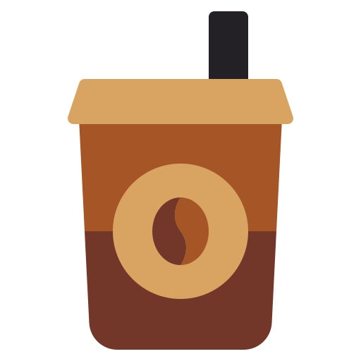 café glacé Generic color fill Icône