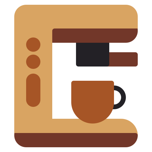 Coffee machine Generic color fill icon