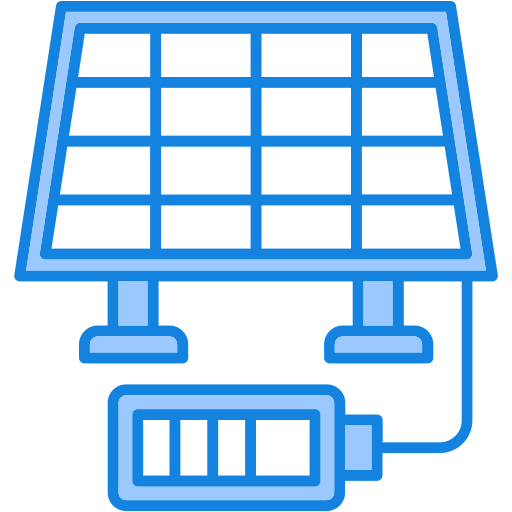 Solar cell Generic color lineal-color icon