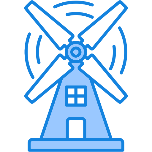 Wind turbine Generic color lineal-color icon