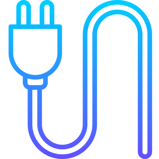 cable Generic gradient outline icono