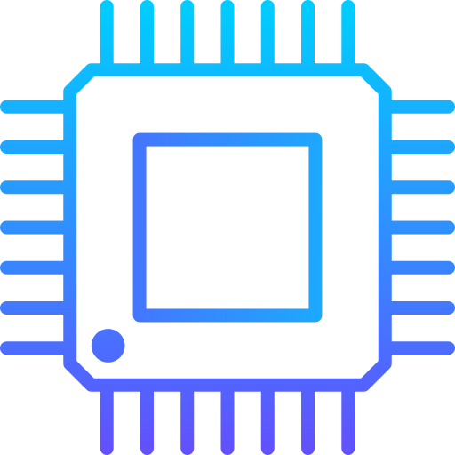 mikrochip Generic gradient outline icon