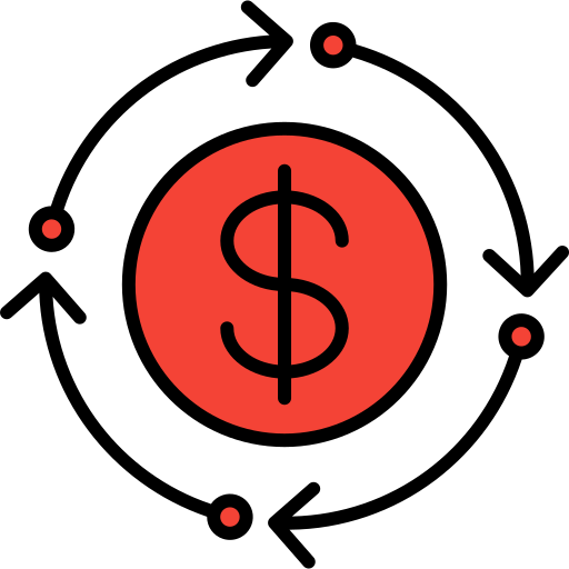 sieć finansowa Generic color lineal-color ikona