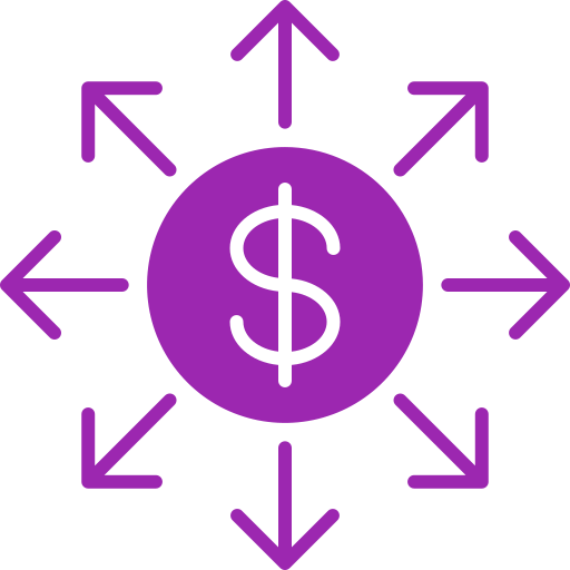 red financiera Generic color fill icono