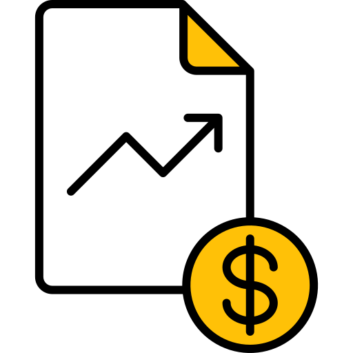 finanzbericht Generic color lineal-color icon