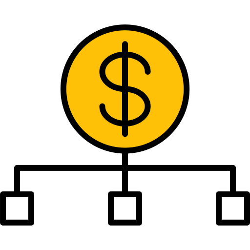 finanzverwaltung Generic color lineal-color icon