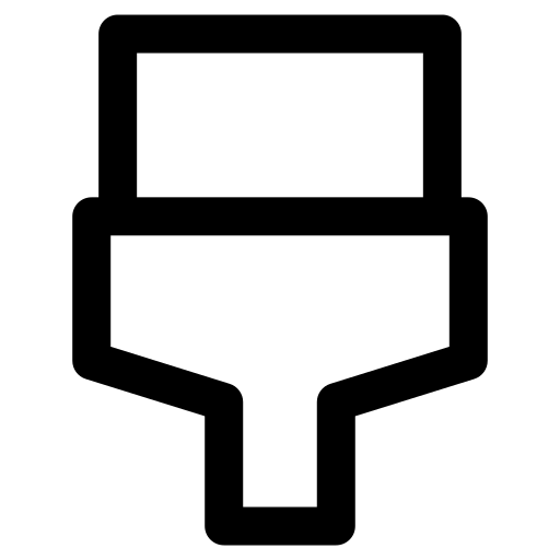 페인트 붓 Generic black outline icon