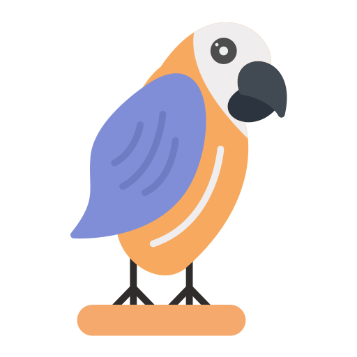 Macaw Generic color fill icon
