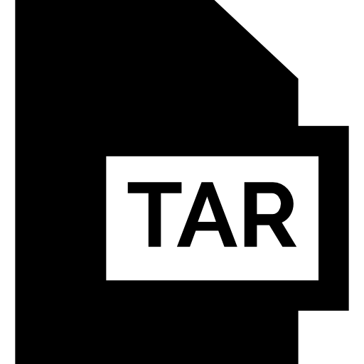 Tar Basic Straight Filled icon
