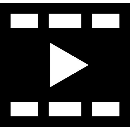 filmstreifen Basic Straight Filled icon