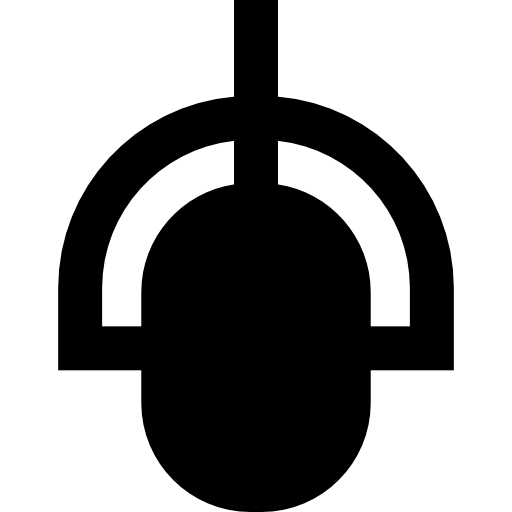 mikrofon Basic Straight Filled ikona