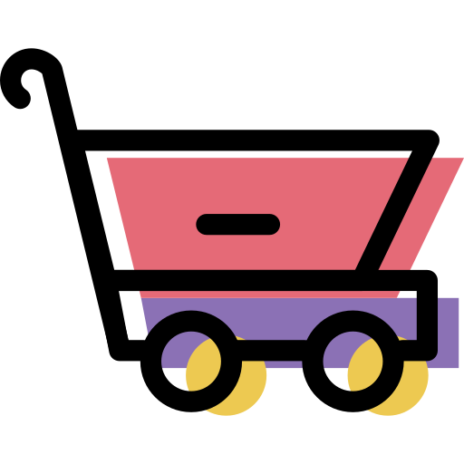 Shopping cart Generic Color Omission icon