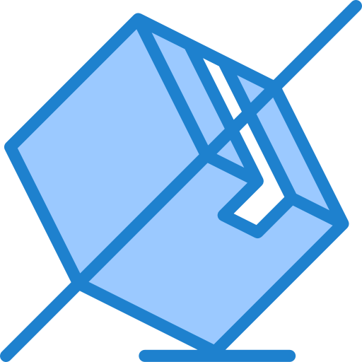 inclinación srip Blue icono