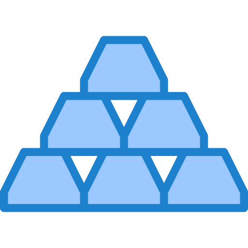 金のインゴット srip Blue icon
