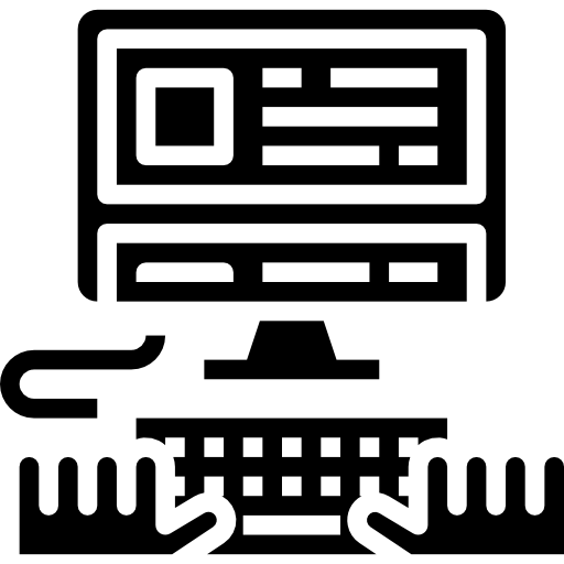 komputer Aphiradee (monkik) Fill ikona