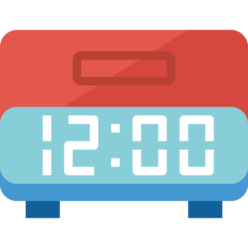 Digital clock Aphiradee (monkik) Flat icon