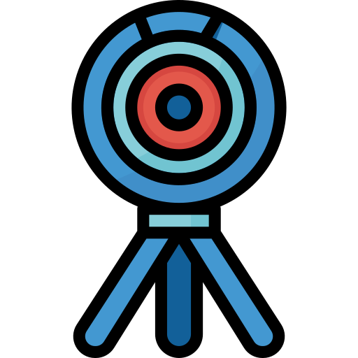 kamera 360 Aphiradee (monkik) Lineal Color ikona