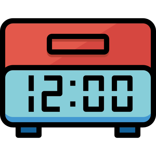 Digital clock Aphiradee (monkik) Lineal Color icon