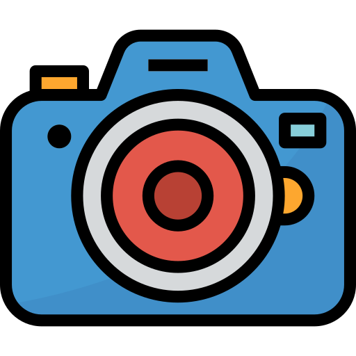 Camera Aphiradee (monkik) Lineal Color icon