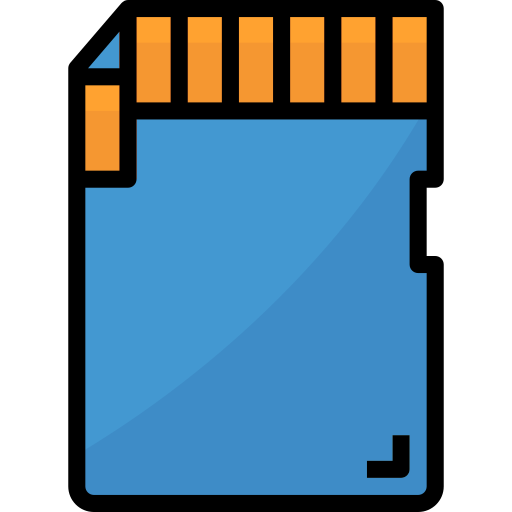 Sd card Aphiradee (monkik) Lineal Color icon