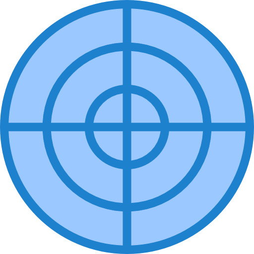 objetivo srip Blue icono