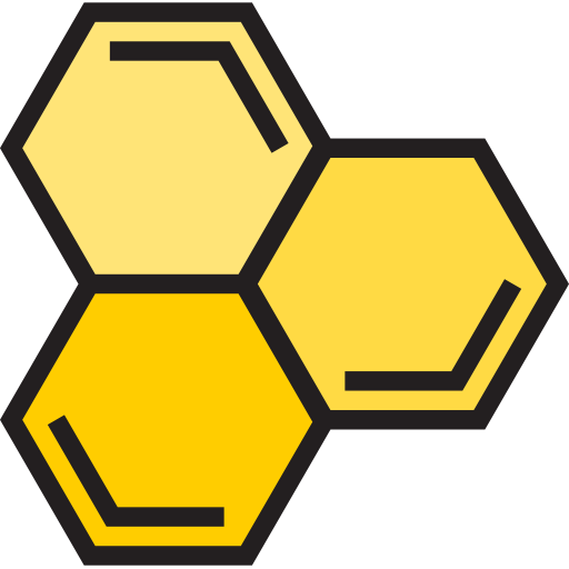 molécula srip Lineal Color icono